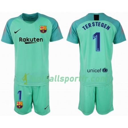 Tenue Barcelone Gardien TER STEGEN 1 Enfant Tenue 2018-2019 Maillot de Foot